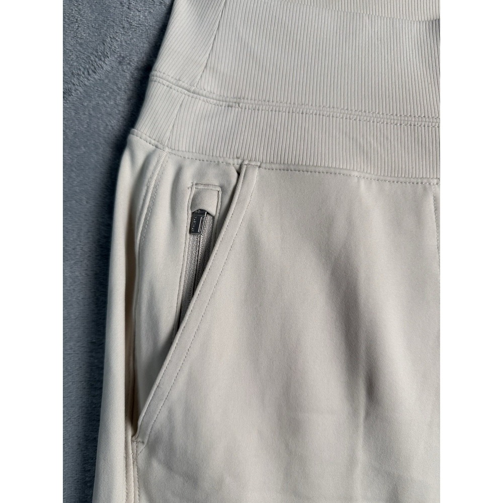 Athleta Brooklyn Jogger Womens M Beige Cream Travel Athleisure Pants - Picture 6 of 9
